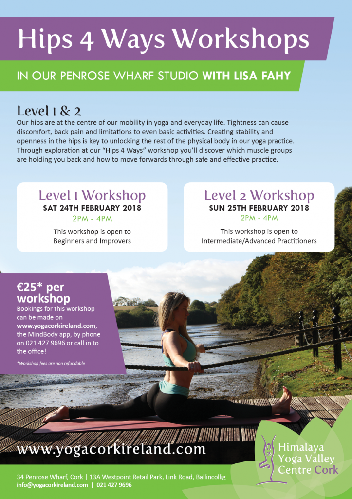 Hip Opening Workshop Himalaya Yoga Valley Cork Ballincollig Yogacity Centre And Online Yoga Classes 2077