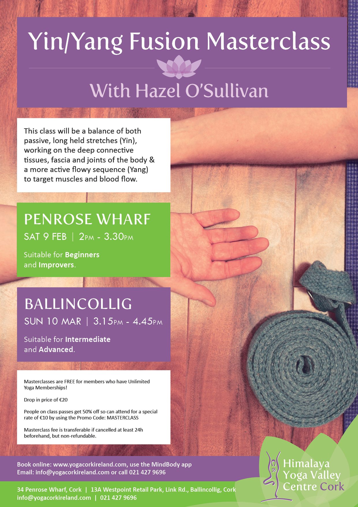 Yin/Yang Fusion Masterclasses With Hazel O'Sullivan - Himalaya