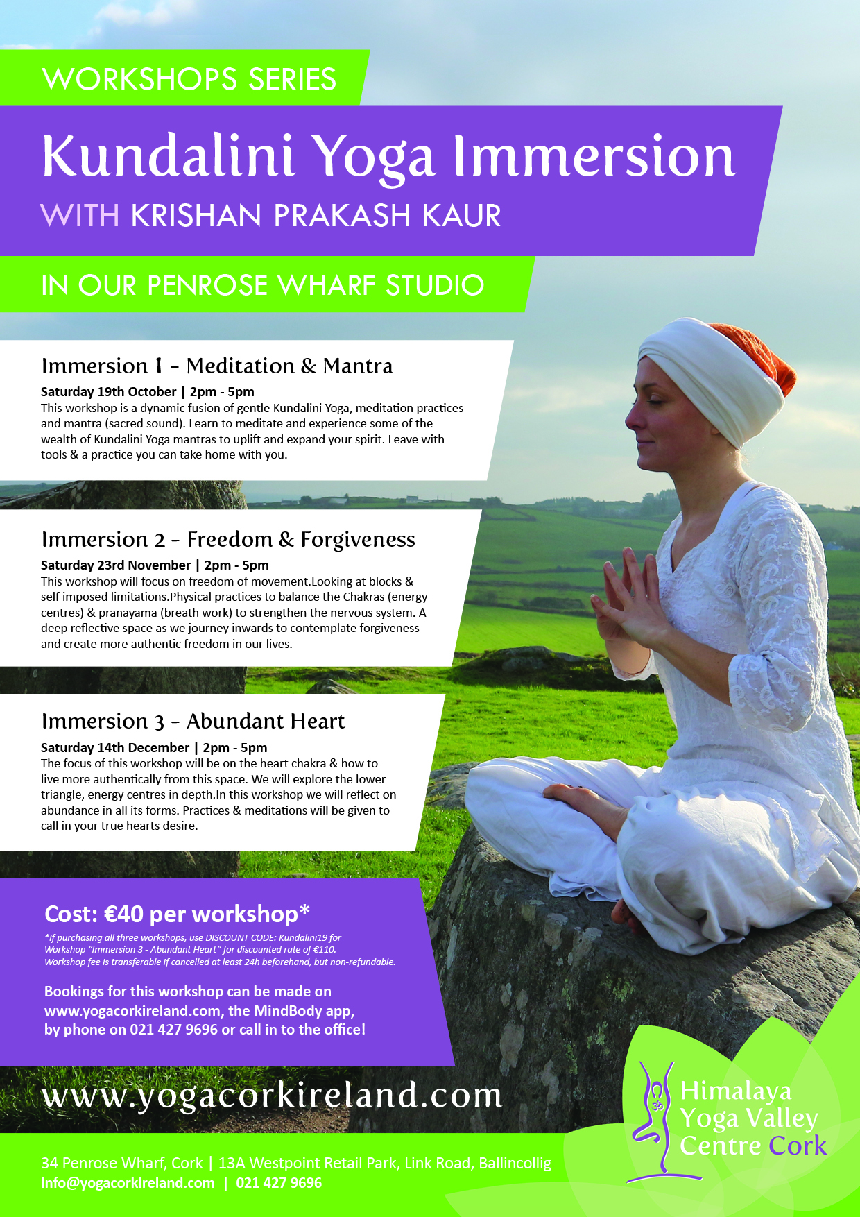 Kundalini Yoga Immersion Workshops With Krishan Prakash Kaur! - Himalaya  Yoga Valley Cork Ballincollig Yoga,City Centre & Online Yoga Classes