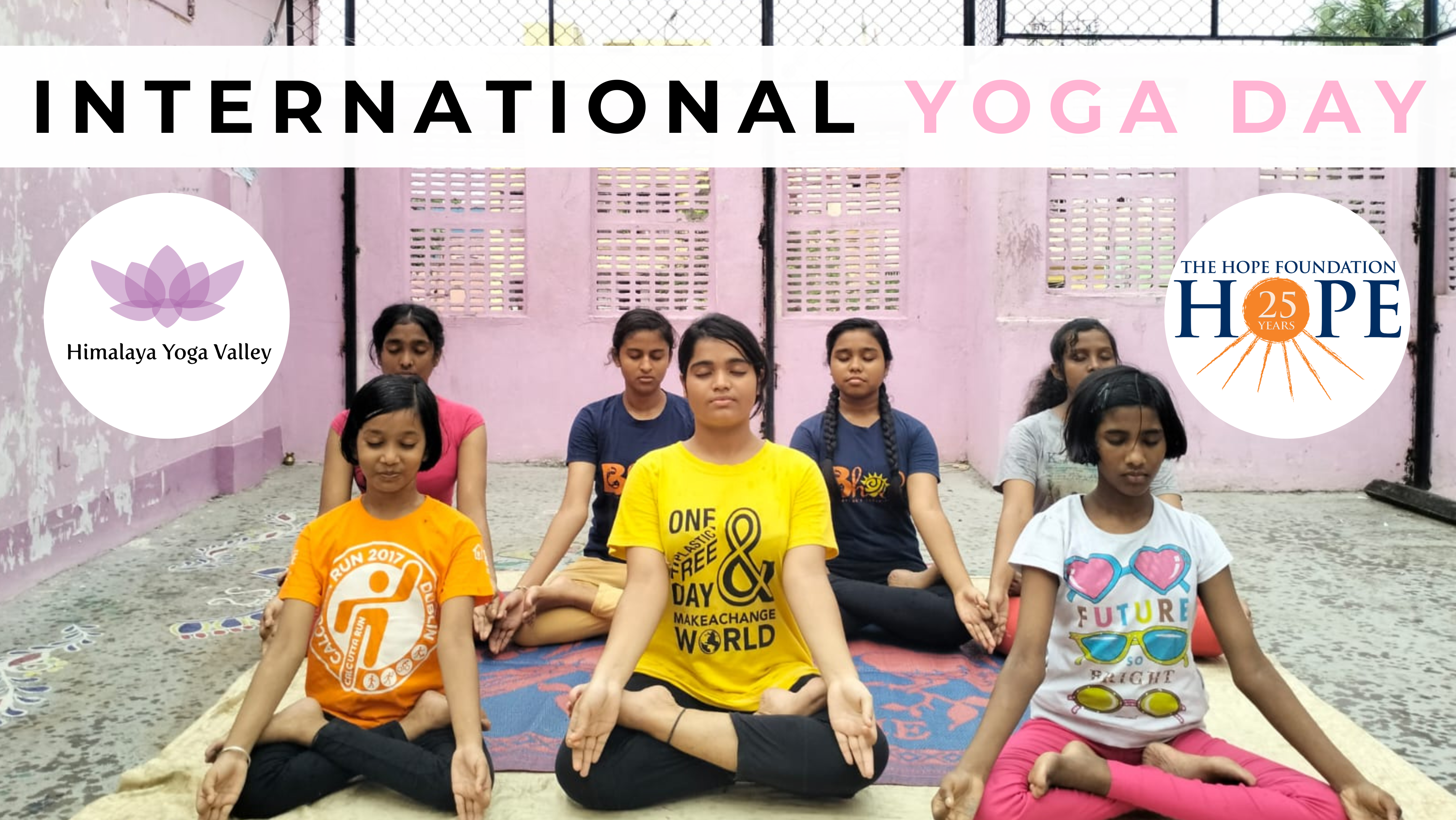 International Yoga Day supporting The Hope Foundation