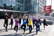 DKANE 09/10/2019
REPRO FREE
Lord Mayor Cllr John Sheehan with Margaret O’Sullivan, Cork Simon, Darran Coyle-Garde, Pieta House and members of the Himalaya Yoga Valley Cork team Marion Courtney, Sonya Clifford, Christine Dietz, Hazel O’Sullivan, Alison Connors, Susanna Zandonai Jim Daly and Anca Erena celebrating the grand total of €16,710 raised from Yoga in the Park Cork this Summer. Yoga in the Park is an award winning community initiative which is organised by the team at Himalaya Yoga Valley Cork. €10,395 was presented to Cork Simon Community which were the proceeds from Yoga in the Park at Fitzgerald's Park where up to 300 people attended the weekly Saturday morning class and €6,315 to Pieta House which were the proceeds from Yoga in the Park at Regional Park Ballincollig where over 100 attended the Saturday morning class over the Summer months. Visit www.yogacorkireland.com for more information’
Pic Darragh Kane